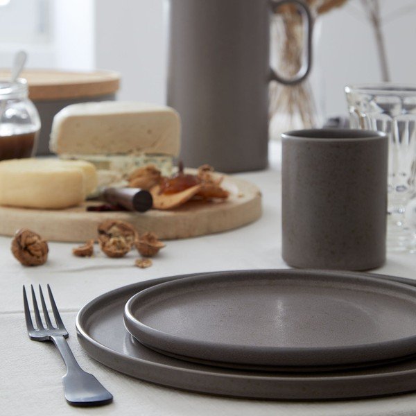 Кафява керамична чиния ø 27 cm Redonda - Costa Nova-image-1