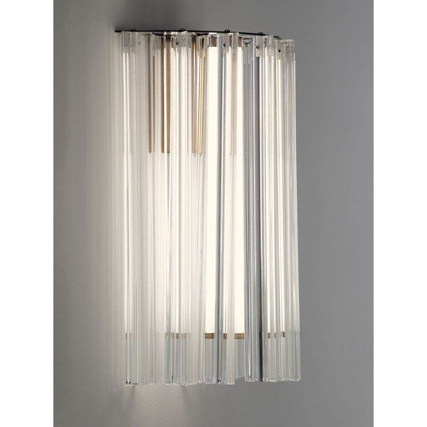Стъклена LED стенна лампа в месингов цвят Nol – Nova Luce-image-3