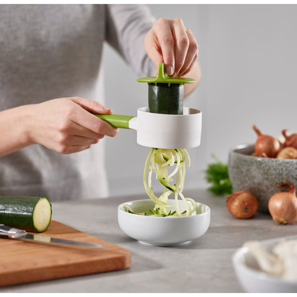 Зелен и бял спирализатор SpiroGo - Joseph Joseph-image-1