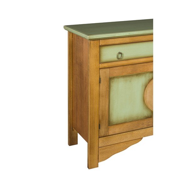 Zeleno-hnědá komoda Evergreen House Credenza-image-3