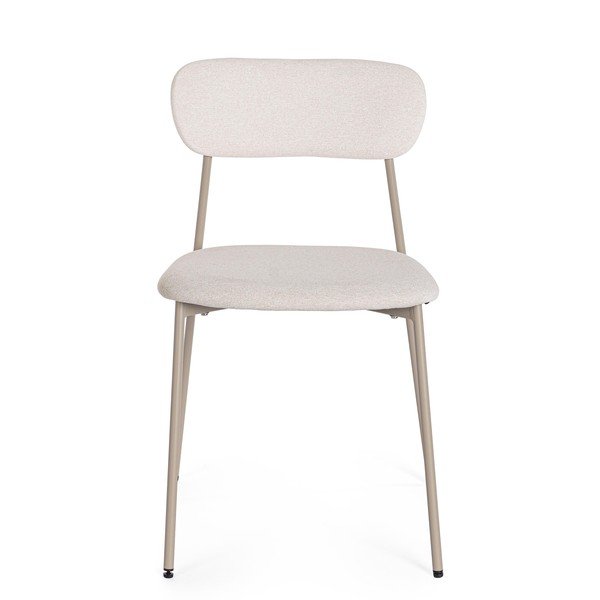 Кафяво-сив тапициран трапезен стол Inka – Yes Everyday-image-2