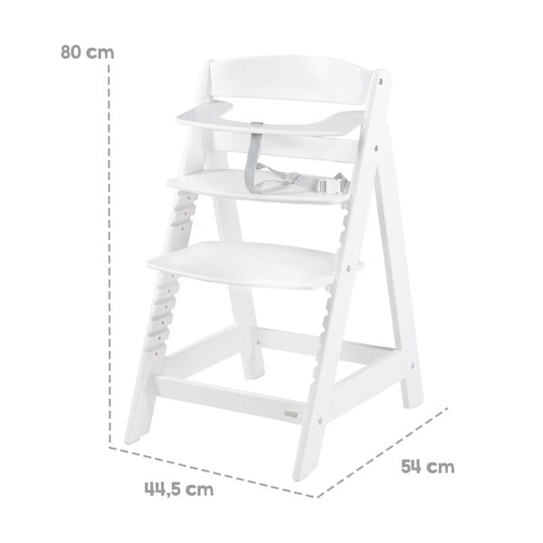 Бял стол за хранене Luxe – Roba-image-3