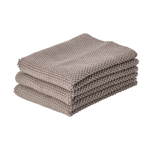 Памучни кърпи в комплект от 3 броя 27x27 cm - Zone