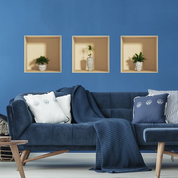 Комплект от 3 стикера с 3D ефект Палми - Ambiance-image-3