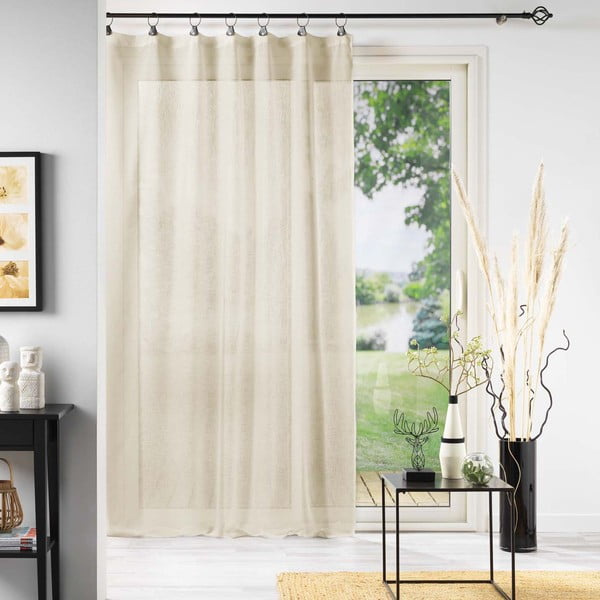 Бежова завеса 140x240 cm Linka – douceur d'intérieur-image-2