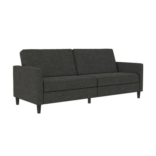 Тъмносив кадифен диван 207 cm Presley – Støraa-image-2