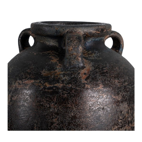 Тъмнокафява теракотна висока ваза (височина 60 cm) Artem – Ixia-image-3