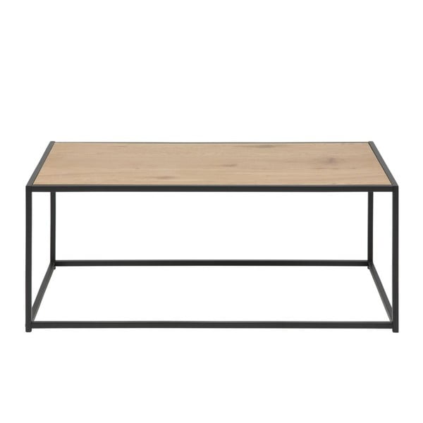 Черна масичка за кафе 100x50 cm Seaford - Actona-image-1