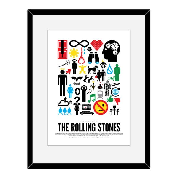 Plakát The Rolling Stones, 50x70 cm