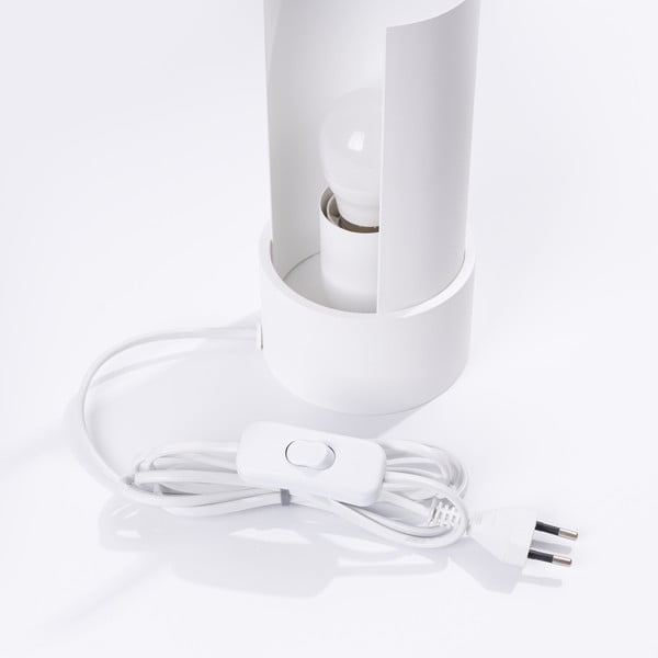 Бяла настолна лампа (височина 21 cm) Aurea – Sollux-image-3