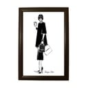 Плакат в черна рамка Chanel, 33,5 x 23,5 cm Kahand Icen Kadin - Piacenza Art
