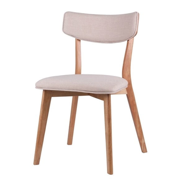 Комплект от 2 трапезни стола със светлокафява основа Anais - sømcasa