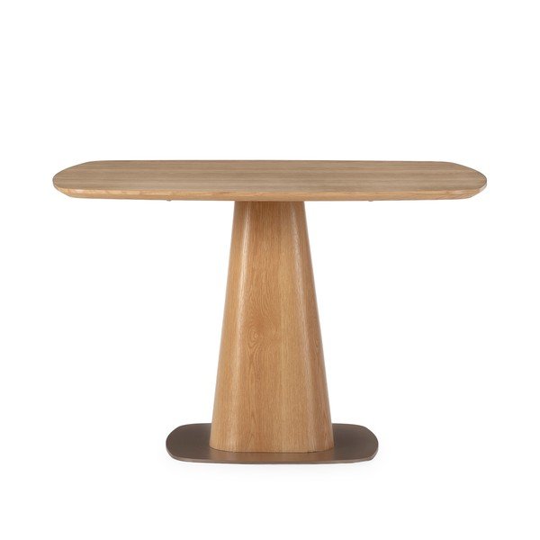 Трапезна маса от декор от дъб  120x120 cm Etel – MOME-image-3