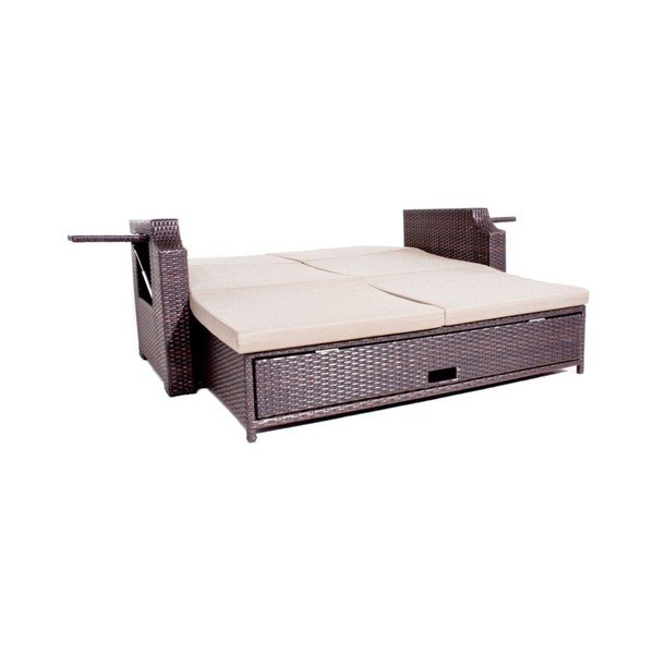 Zahradní rozkládací lavice s úložným prostorem ADDU Monaco-image-2