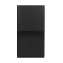 Черен модулен шкаф от борова дървесина 110x210 cm Finca - WOOOD