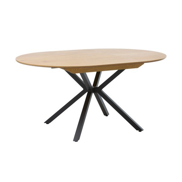 Кръгла сгъваема трапезна маса с допълнителна плоча ø 120 cm Cesura – Unique Furniture-image-2