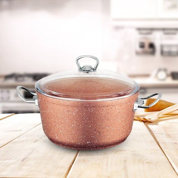 Алуминиев съд с капак 3 л Classic - Güral Porselen-image-1