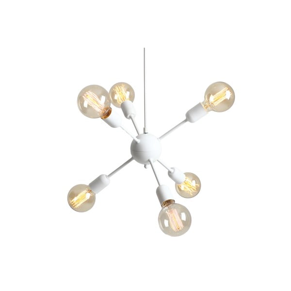 Бяла висяща лампа за 6 крушки Custom Form Ball Vanwerk - CustomForm