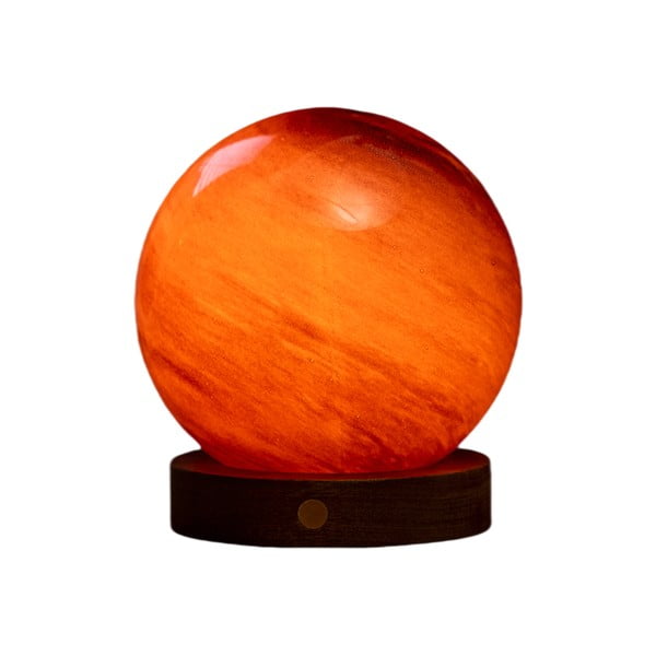 Тъмнокафява светлинна декорация с USB ø 12 cm Sand Storm – Gingko