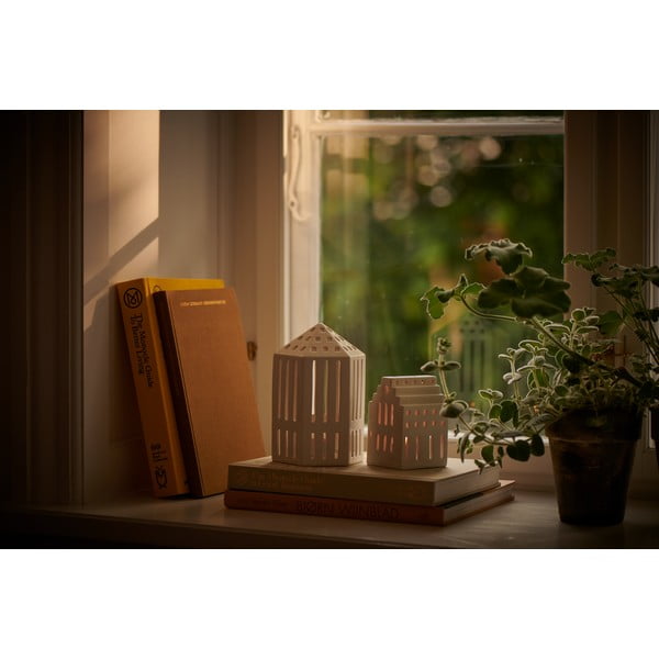 Бял керамичен фенер Galleria, височина 18,5 cm Urbania - Kähler Design-image-2