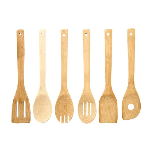 Комплект от 6 бамбукови кухненски инструмента - Premier Housewares