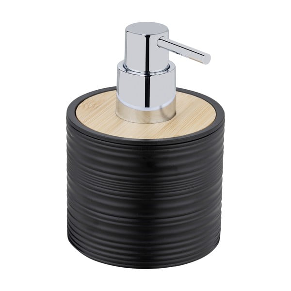 Черен пластмасов диспенсер за сапун 350 ml Lyon – Allstar
