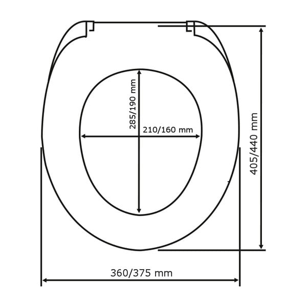Бяла седалка за тоалетна с лесно затваряне Family - Wenko-image-4