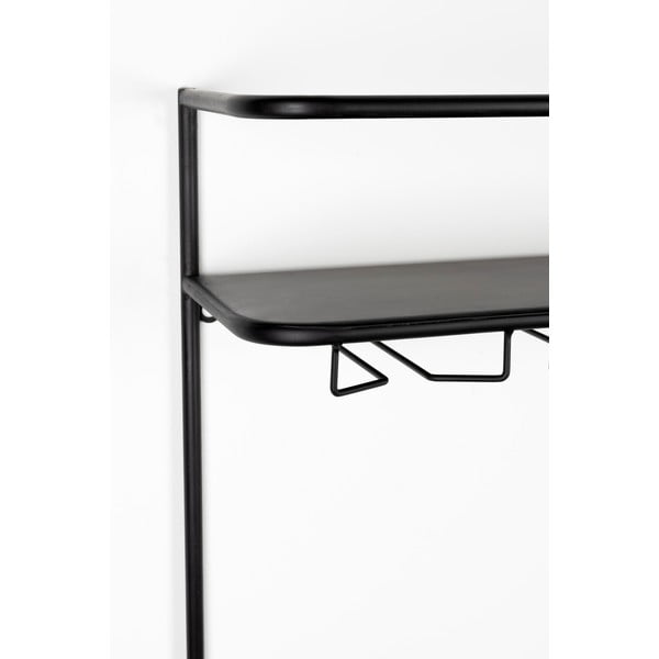 Черна ратанова стойка за вино 18x100 cm Guuji - White Label-image-3