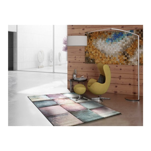 Koberec Universal Pinky Squaro Multi, 80 x 150 cm-image-1