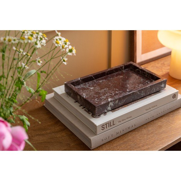 Мраморен декоративен поднос 15x25 cm Lazio – PT LIVING-image-1