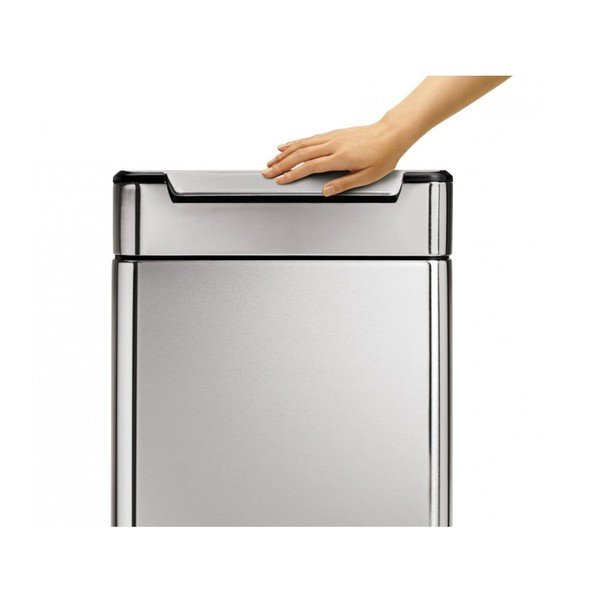 Dotykový odpadkový koš na tříděný odpad simplehuman, 24/24 l-image-2