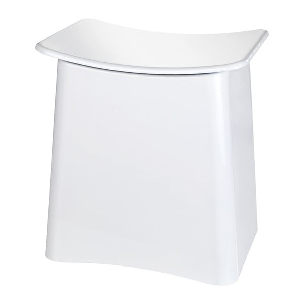 Бяла табуретка с крило за съхранение, 33 л - Wenko-image-4