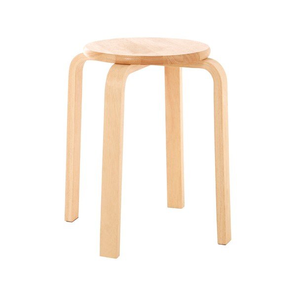 Стол от масивно каучуково дърво в естествен цвят Heva – Premier Housewares-image-4