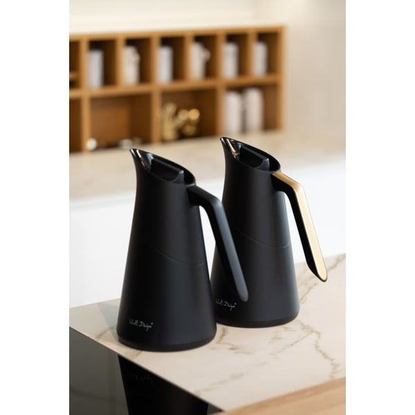 Черен термос 1 l Soho – Vialli Design-image-2