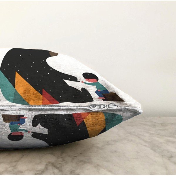 Калъфка за възглавница със смес от памук Bear, 55 x 55 cm - Minimalist Cushion Covers-image-1