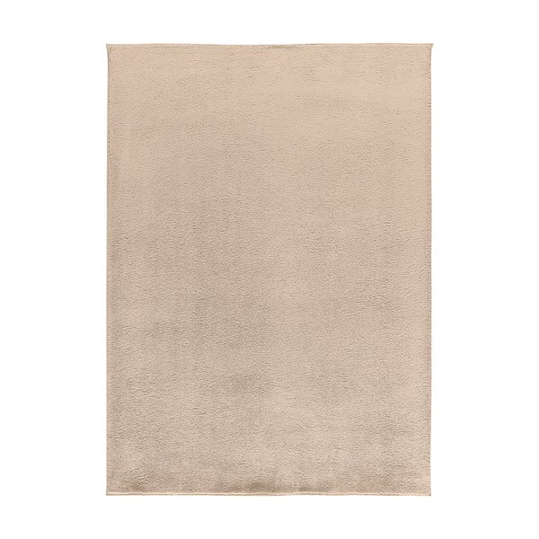 Бежов килим от микрофибър 120x170 cm Coraline Liso – Universal