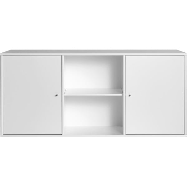 Бял нисък висящ скрин 133x61 cm Mistral – Hammel Furniture