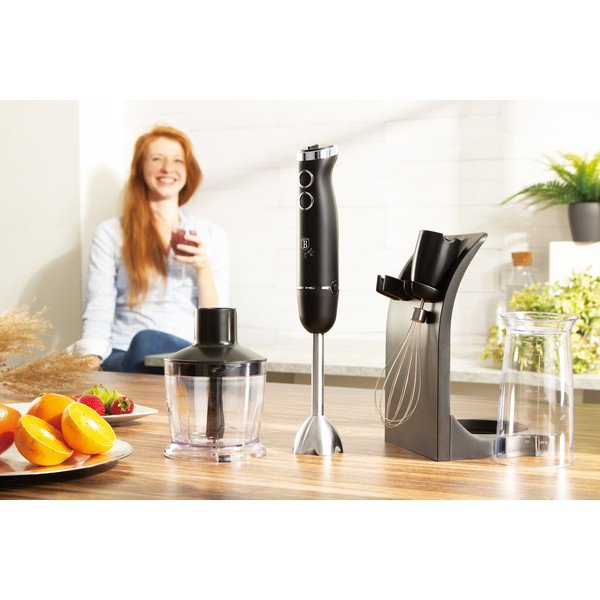 Черен пръчков миксер Black SIlver Collection - BerlingerHaus-image-1
