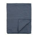 Тъмно синьо памучно бебешко одеяло 100x80 cm Muslin - Bloomingville Mini