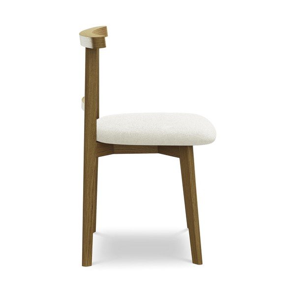 Кремав трапезен стол от масивна дървесина Ohelo – Makamii-image-2