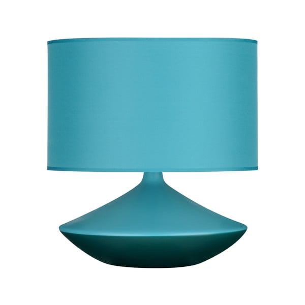 Stolní lampa, modrozelená