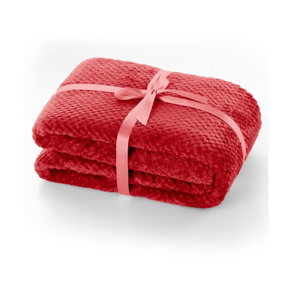 Червено одеяло от микрофибър , 150 x 200 cm Henry - DecoKing
