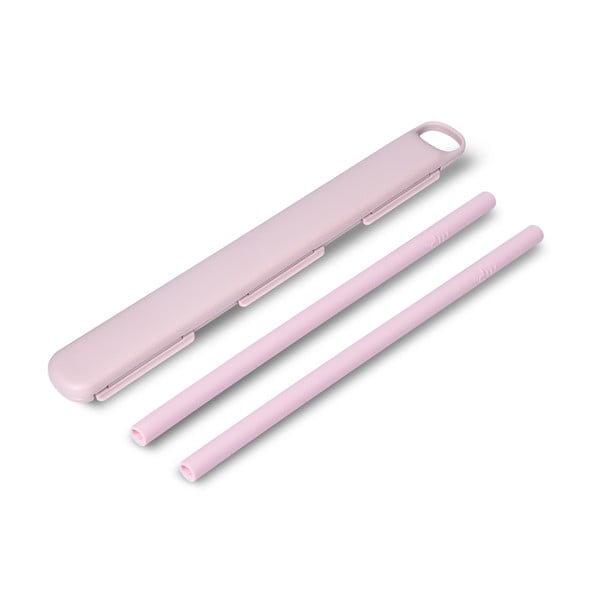 Комплект от 2 розови сламки с опаковка HIP SqueakyCleanStraw™ - HIP with purpose