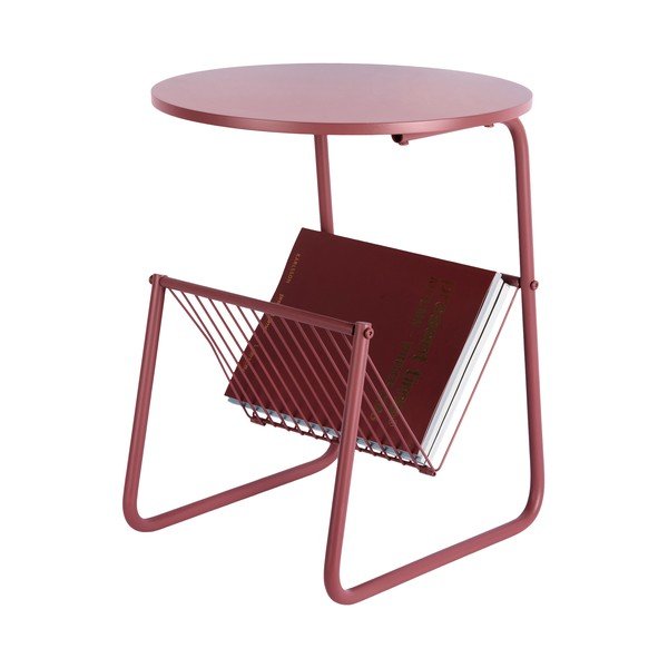 Метална кръгла странична масичка ø 40 cm Riqueza Revista – Leitmotiv-image-2