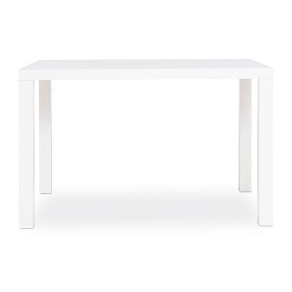 Lesklý bílý jídelní stůl Intertrade Primo, 80 x 120 cm
