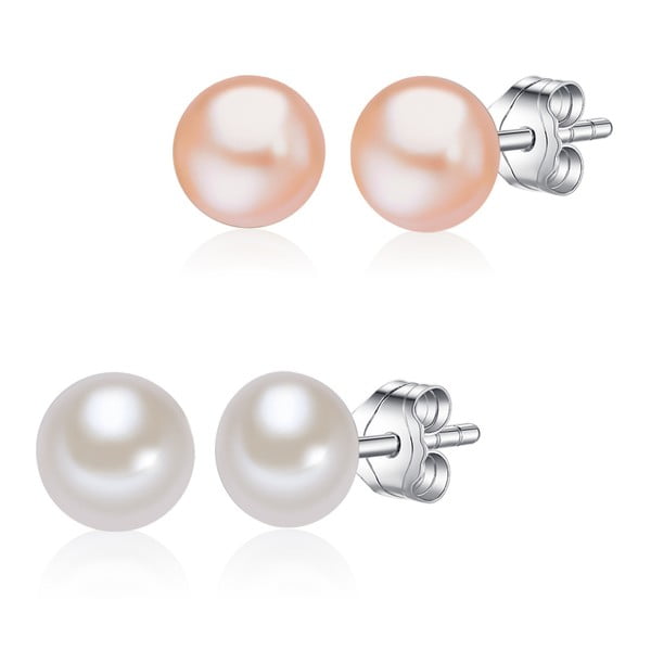 Sada 2 perlových náušnic Chakra Pearls Lente
