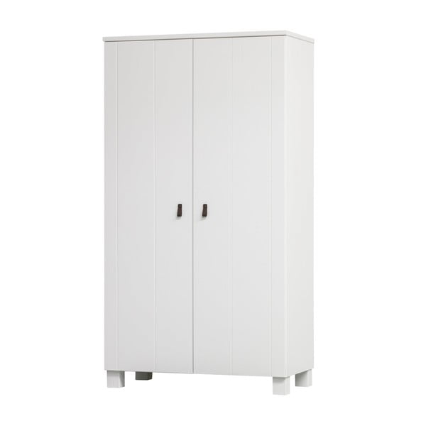 Гардероб от бял бор 111x202 cm Ties - WOOOD-image-1