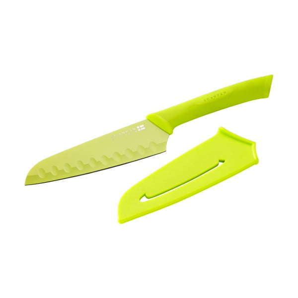 Santoku nůž, 14 cm, zelený