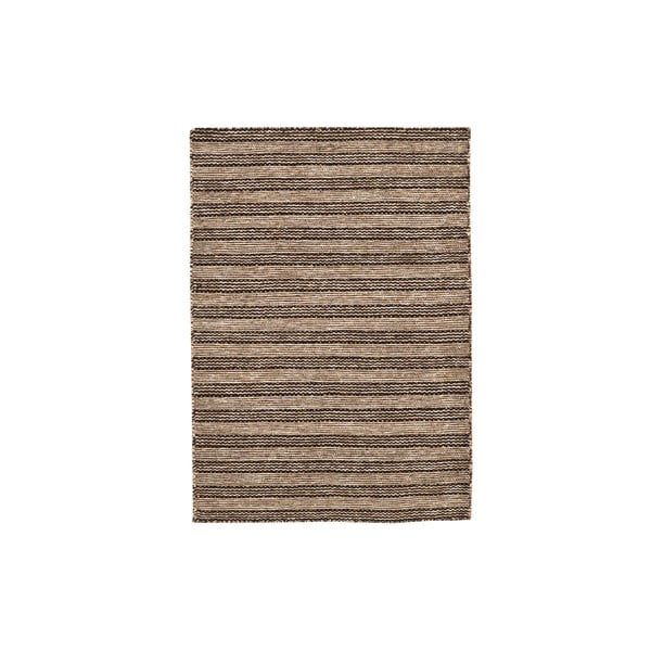 Ručně tkaný koberec Brown Ornaments Kilim, 110x155 cm