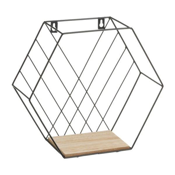 Черни/естествени рафтове в комплект от 3 броя 31 см - Casa Selección-image-4